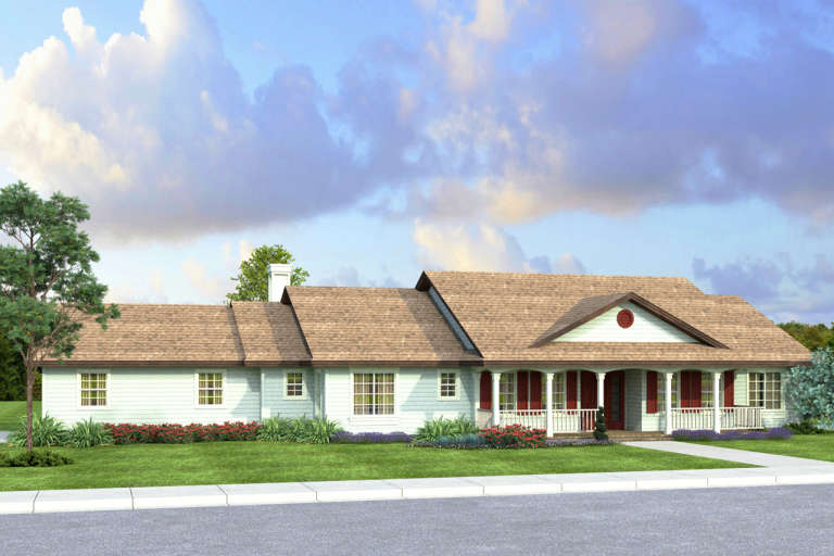 House Plan House Plan #18735 Front Elevation
