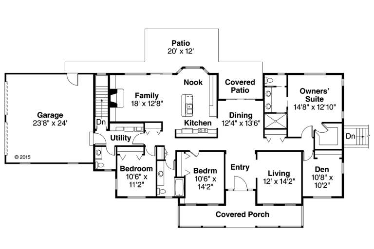 House Plan House Plan #18735 Drawing 1