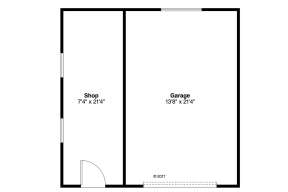 Floorplan 1 for House Plan #035-00799