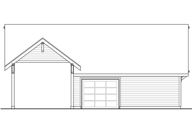 Country House Plan #035-00802 Elevation Photo