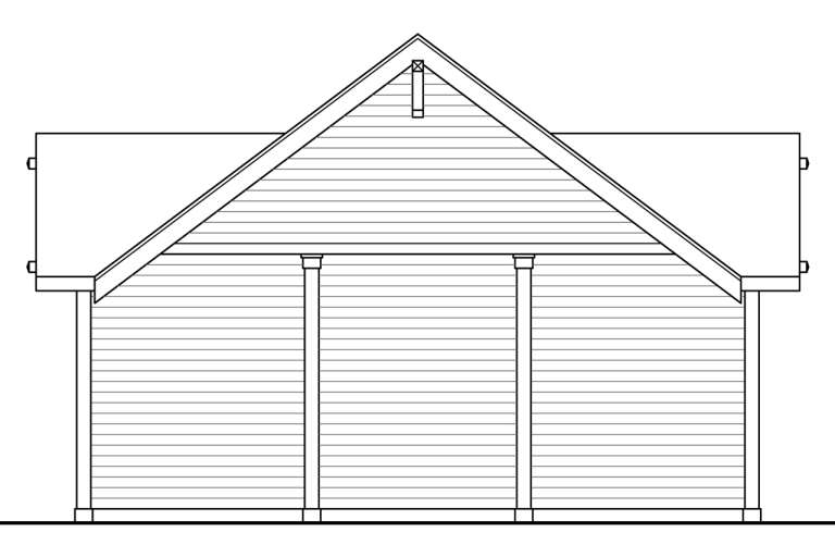 Country House Plan #035-00802 Elevation Photo