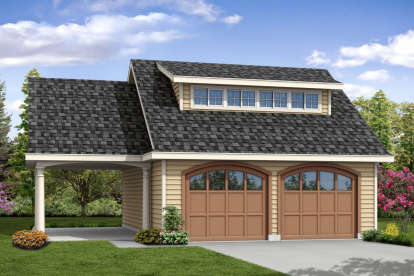 Craftsman House Plan #035-00804 Elevation Photo