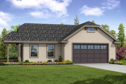 Country House Plan #035-00805 Elevation Photo