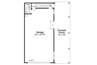Floorplan 1 for House Plan #035-00806