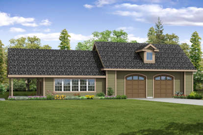 Country House Plan #035-00807 Elevation Photo