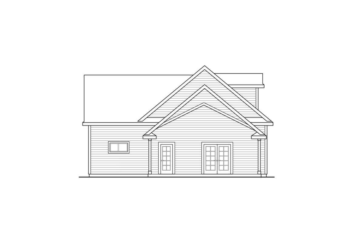 Country House Plan #035-00807 Elevation Photo