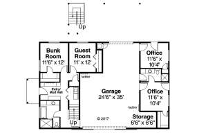 Floorplan 1 for House Plan #035-00808