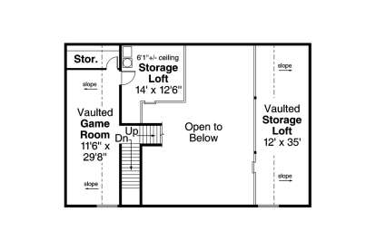 Floorplan 2 for House Plan #035-00808
