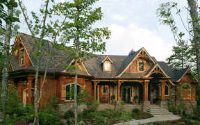 Lake Front House Plan #699-00086 Elevation Photo
