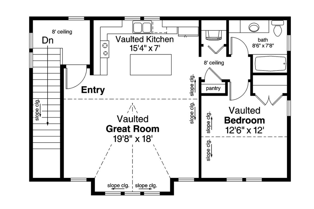 Floorplan 2 for House Plan #035-00809