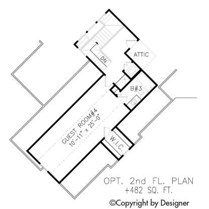 Floorplan 2 for House Plan #699-00088