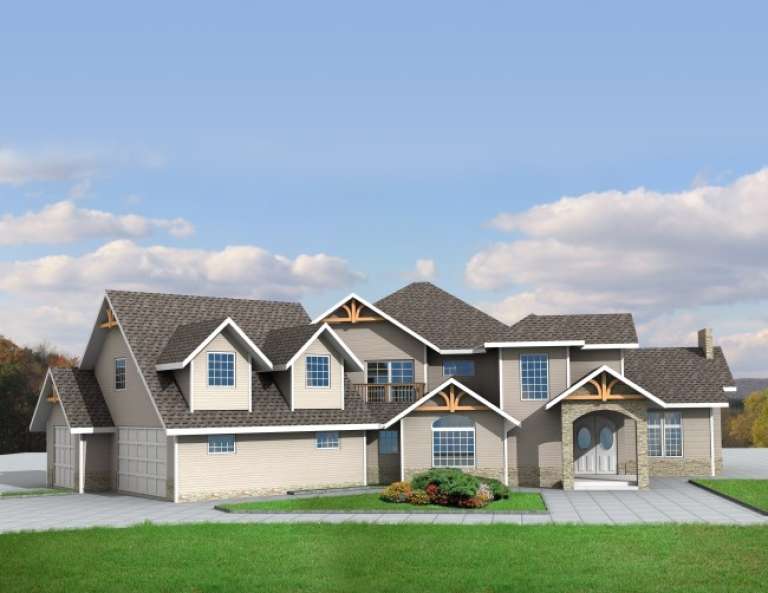 Traditional House Plan #039-00479 Elevation Photo