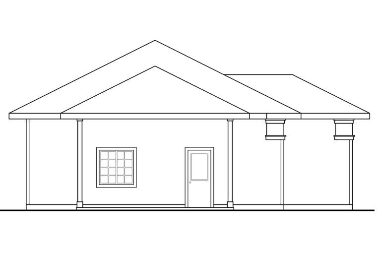 Traditional House Plan #035-00819 Elevation Photo