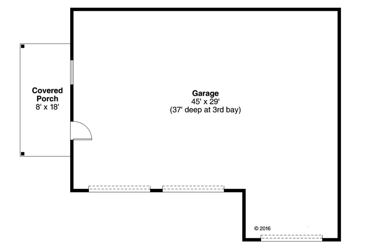 Floorplan 1 for House Plan #035-00819