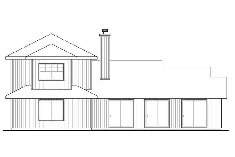 Traditional House Plan #035-00820 Elevation Photo