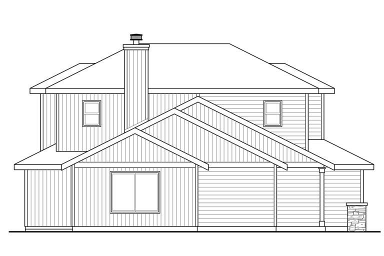 Traditional House Plan #035-00820 Elevation Photo