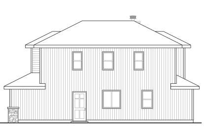 Traditional House Plan #035-00820 Elevation Photo