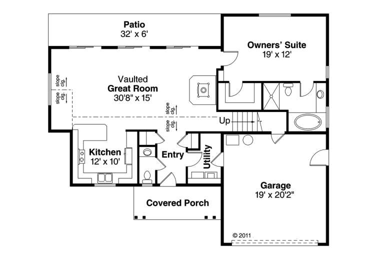 House Plan House Plan #18762 Drawing 1
