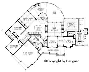 Floorplan 1 for House Plan #699-00089