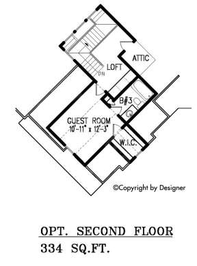 Floorplan 2 for House Plan #699-00089