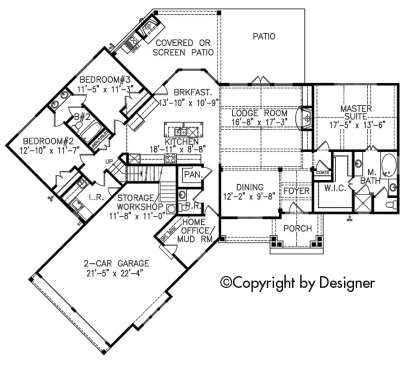 Main Floor  for House Plan #699-00090