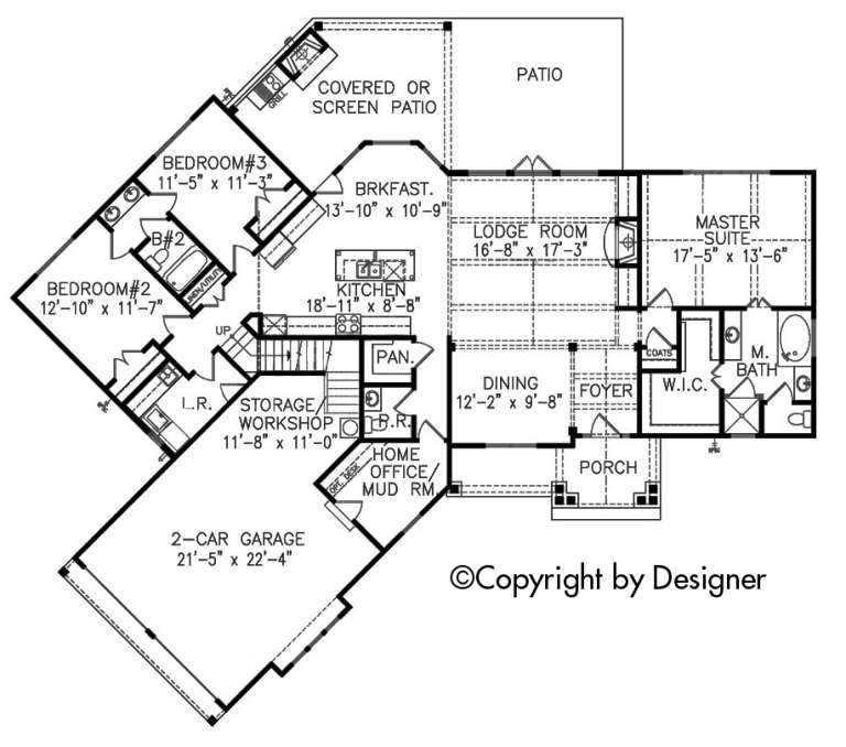 House Plan House Plan #18764 Drawing 1