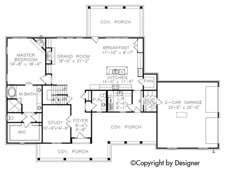 House Plan House Plan #18766 Drawing 1