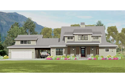 Country House Plan #3125-00014 Elevation Photo
