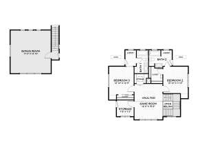 Second Floor for House Plan #3125-00014