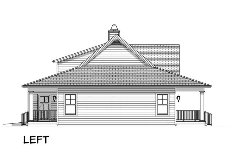Country House Plan #3125-00015 Elevation Photo
