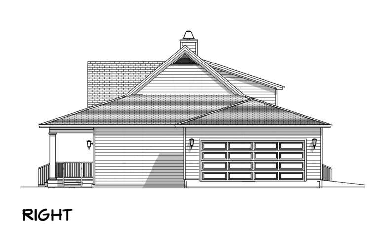 Country House Plan #3125-00015 Elevation Photo