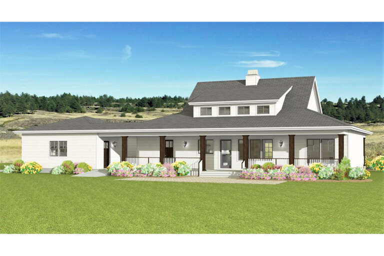 Country House Plan #3125-00015 Elevation Photo