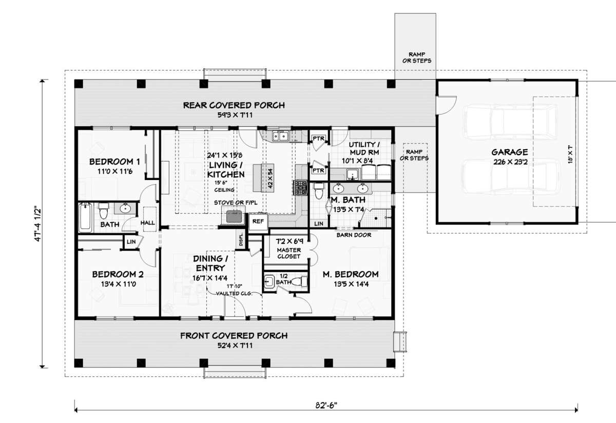 Main Floor for House Plan #3125-00015