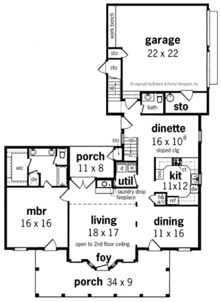 House Plan House Plan #1877 Drawing 1