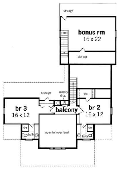 Floorplan 2 for House Plan #048-00134