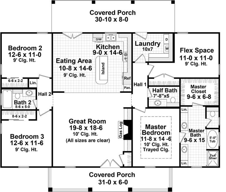 House Plan House Plan #18773 Drawing 1