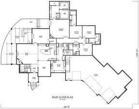 Floorplan 1 for House Plan #5631-00083
