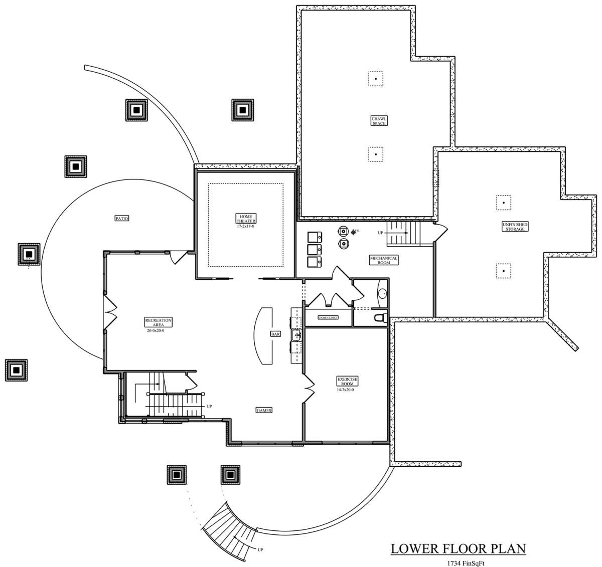 Optional Basement for House Plan #5631-00083