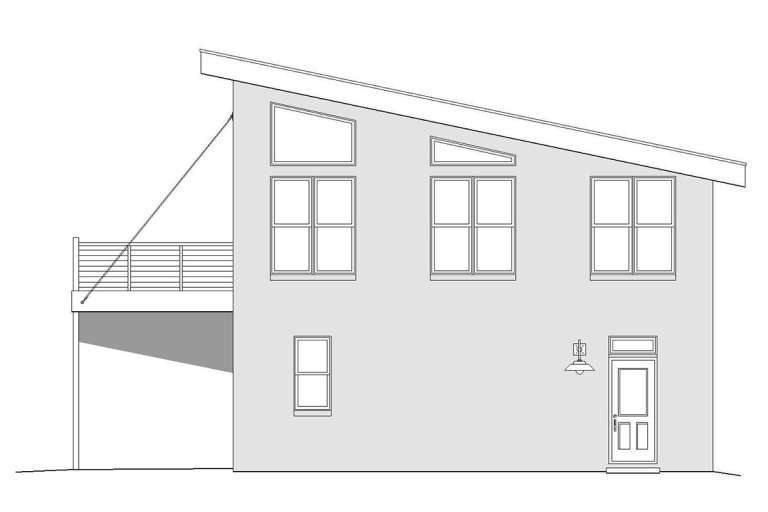 Modern House Plan #940-00068 Elevation Photo