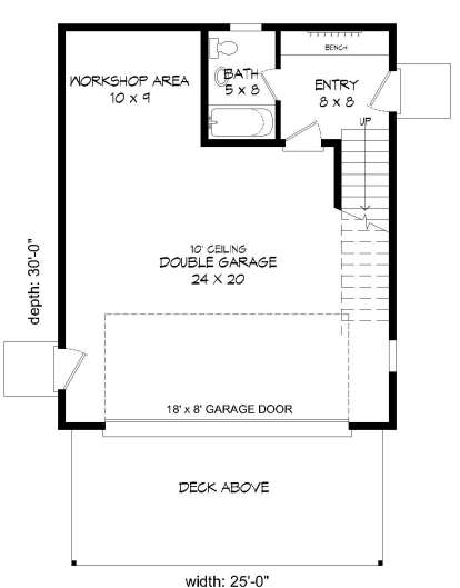 Lower Level for House Plan #940-00068