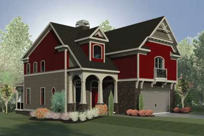 4 Bed, 3 Bath, 3361 Square Foot House Plan - #6082-00130