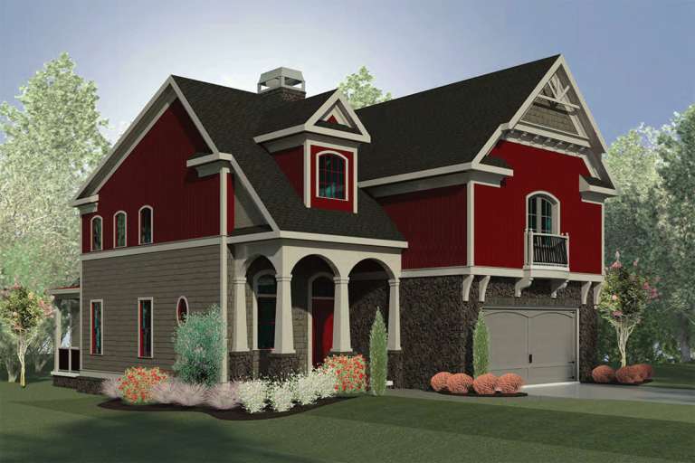 House Plan House Plan #18777 Front Elevation