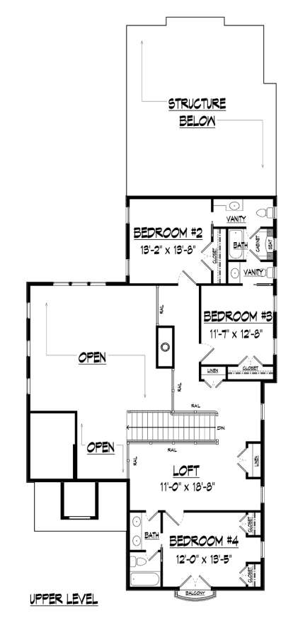 Floorplan 2 for House Plan #6082-00130