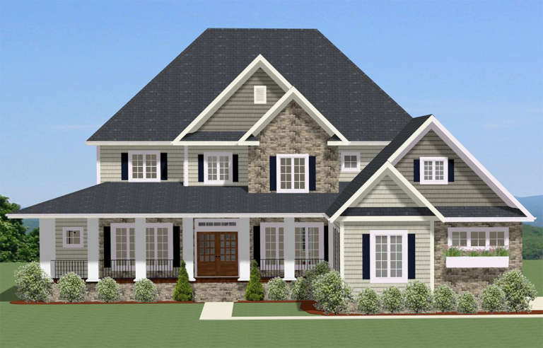 House Plan House Plan #18778 Front Elevation