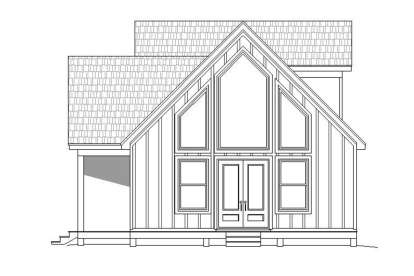 Small House Plan #940-00069 Elevation Photo