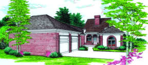 Traditional House Plan #048-00135 Elevation Photo