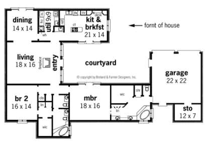 Floorplan1 for House Plan #048-00135