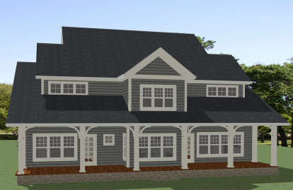 Craftsman House Plan #6849-00040 Elevation Photo