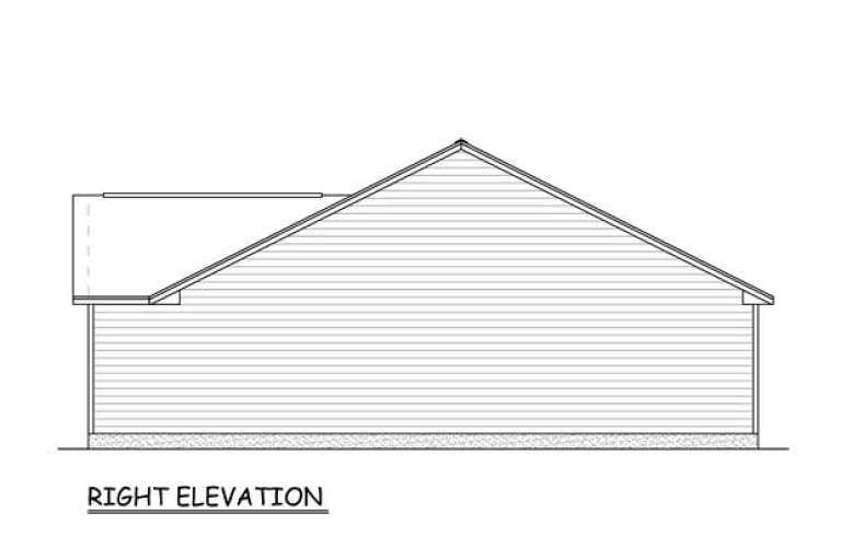 Ranch House Plan #526-00001 Elevation Photo