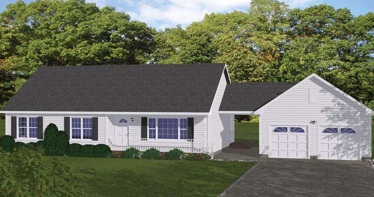 House Plan House Plan #18783 Front Elevation